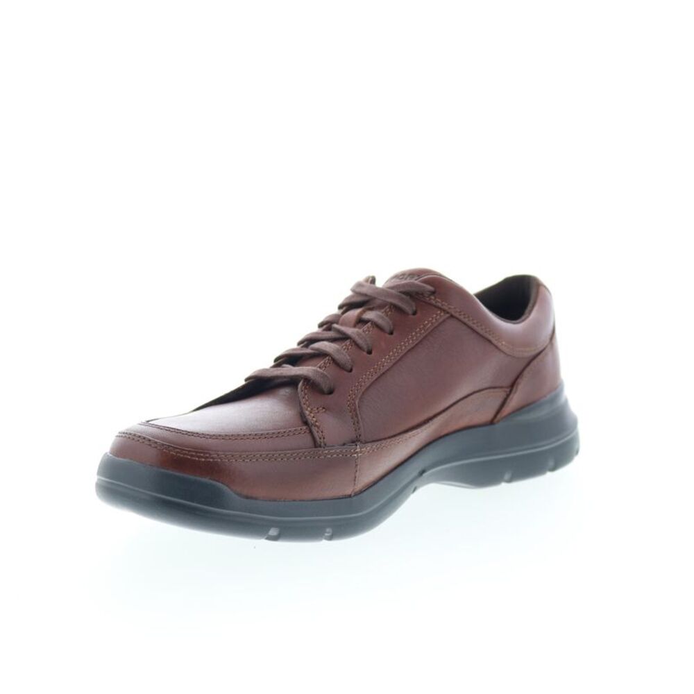 Rockport Mens Junction Point Lace To Toe Brown Shoes (NWT) - Picture 4 of 7